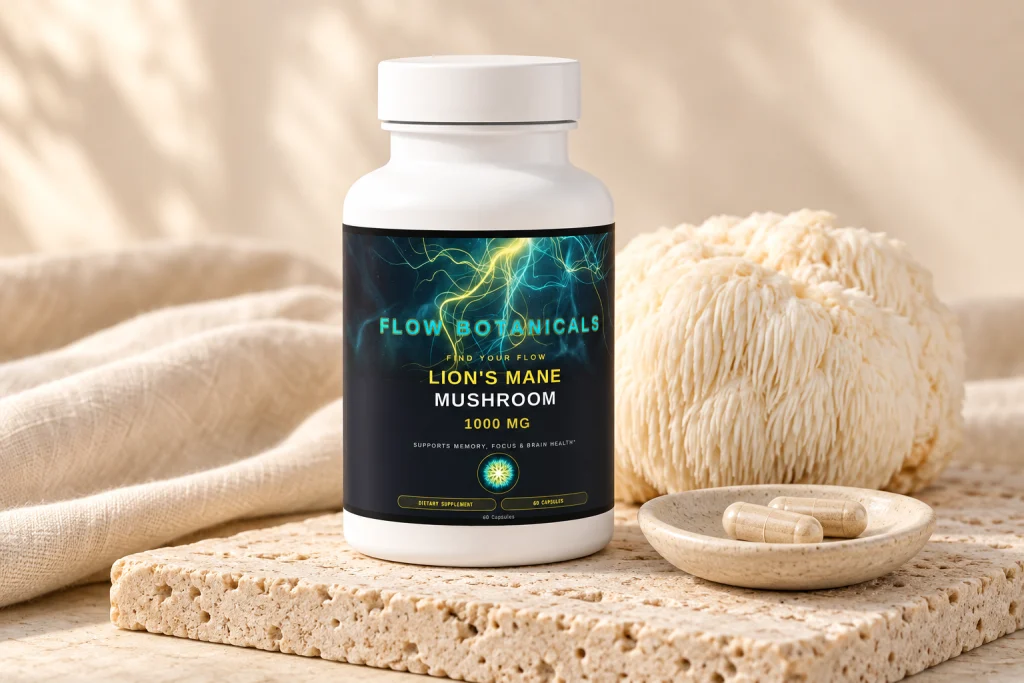 Lion's Mane Capsules: 60 capsules · 30 daily servings
